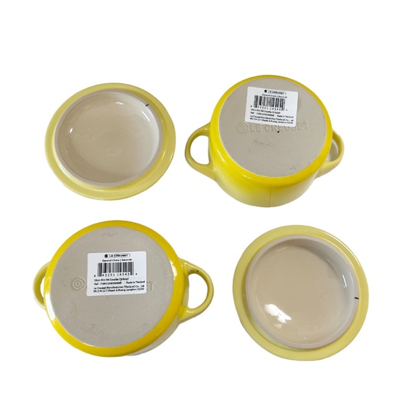 NEW HTF Le Creuset SOLEIL Mini Cocotte Set/2 - Picture 5 of 7